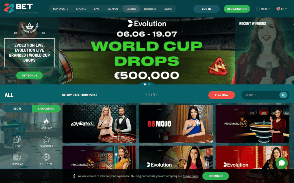 22bet Site