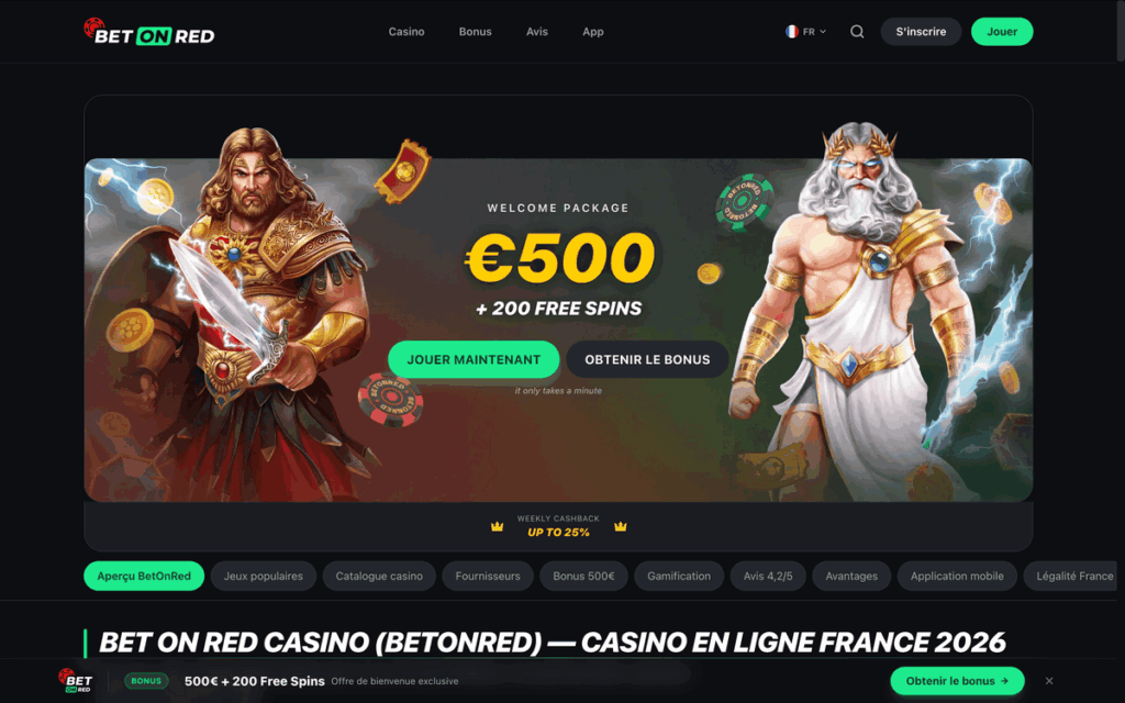 Bet on Red Site