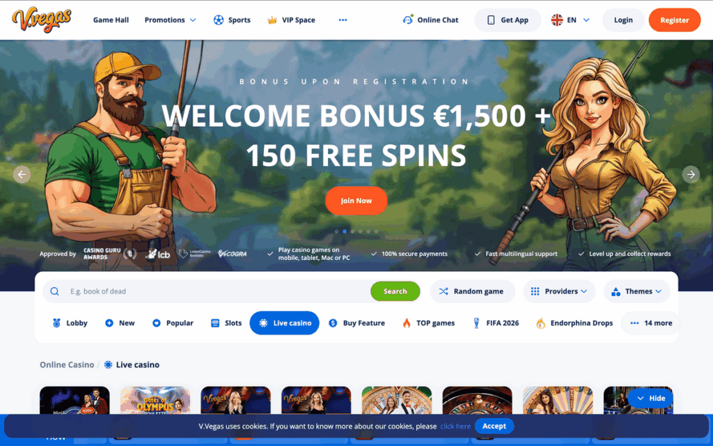 Vvegas site